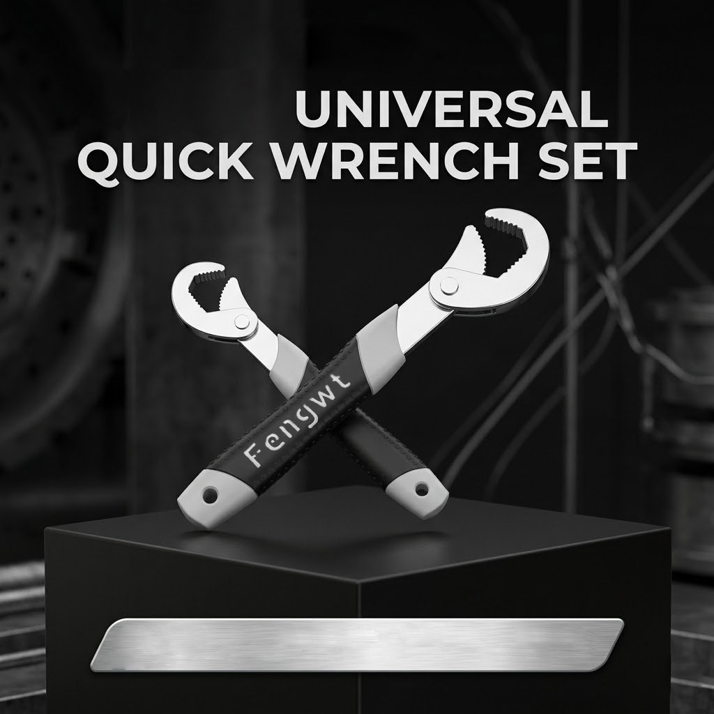 Pipe Wrench Adjustable - High-Carbon Steel Universal Adjustable Wrench |