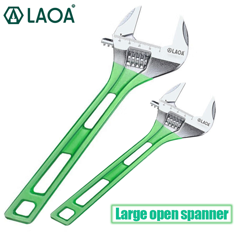 Pipe Wrench Adjustable - LAOA Large Open Adjustable Spanner Light