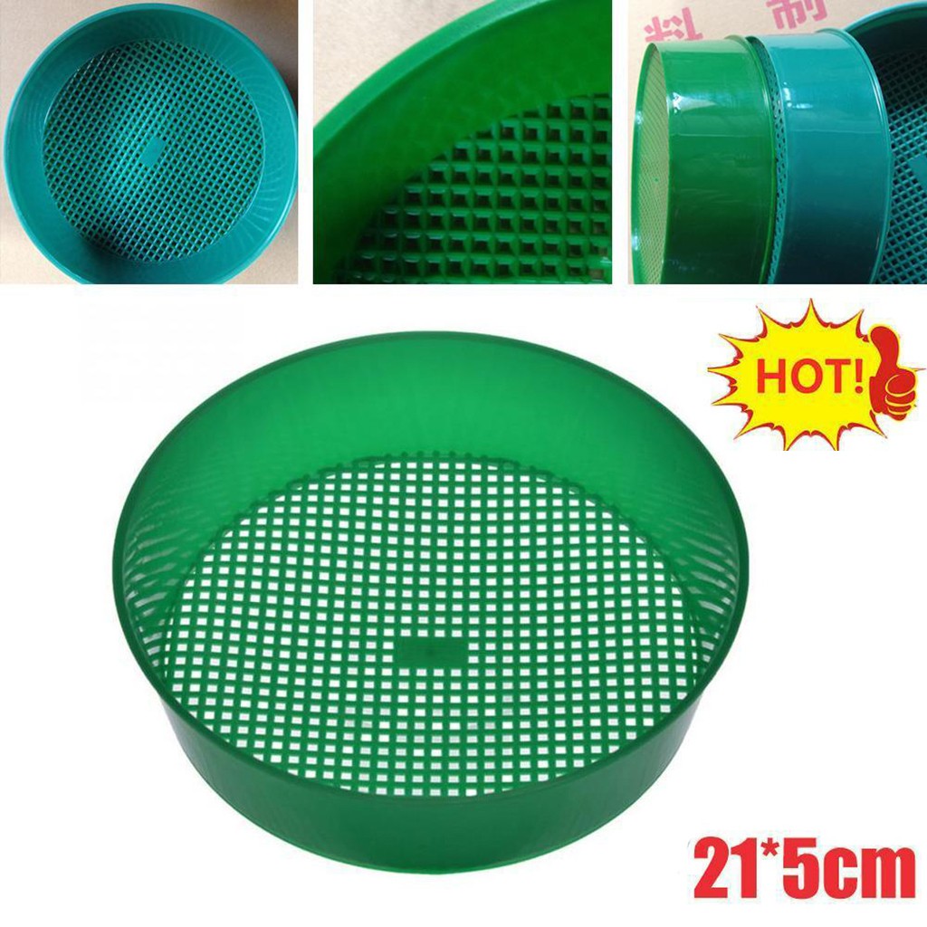 Home Improvement Help - Plastic Garden Sieve Home Garden Tool