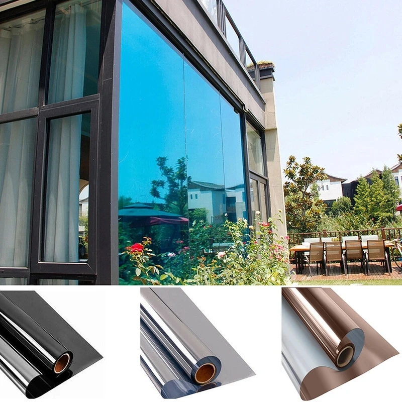 Window Insulation Film - House Window Privacy Film Adhesive Vinyl