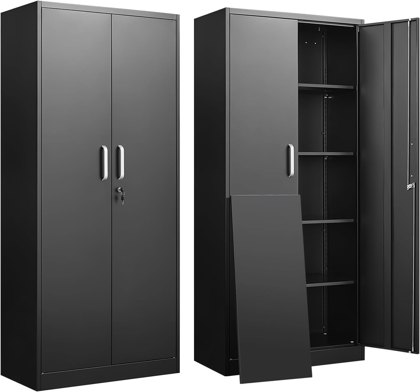 Home Improvement Help - Metal Storage Cabinet With Adjustable Shelves