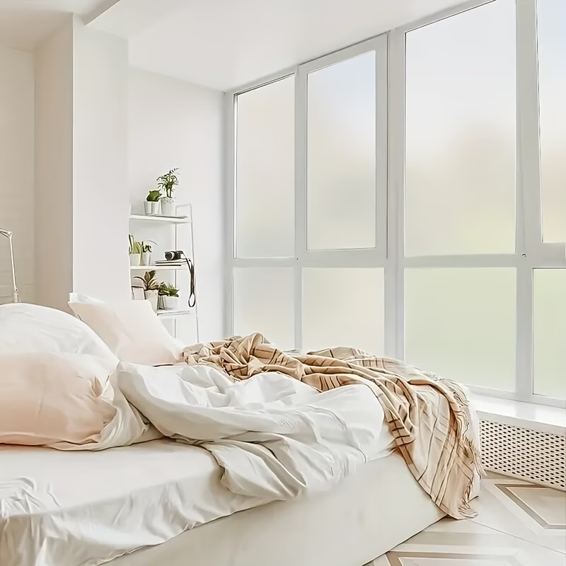 Electrostatic Adsorption Frost - đánh giá và giá Window Insulation Film