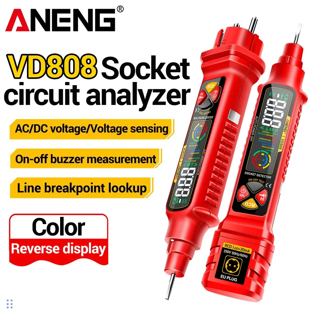 Socket Circuit Analyzer ANENG  - đánh giá và giá Circuit Breaker Finder