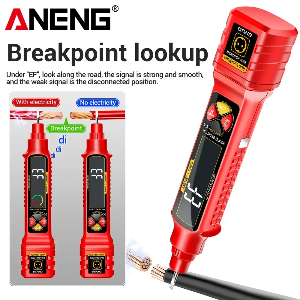 Socket Circuit Analyzer ANENG  - đánh giá và giá Circuit Breaker Finder