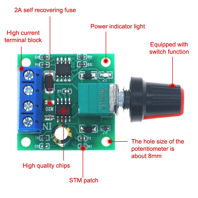 1Pcs Adjustable Speed DC Motor - đánh giá và giá Home Improvement In Usa