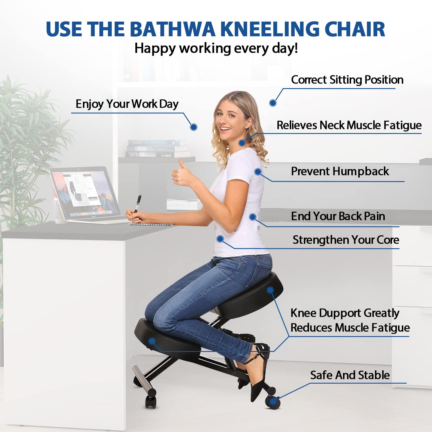 Kneeling Chair Ergonomic for O - đánh giá và giá Home Improvement In Usa