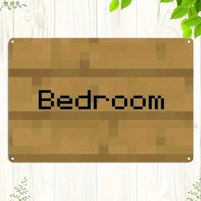 Vintage Pixel Art Bedroom Sign - đánh giá và giá Home Improvement Game