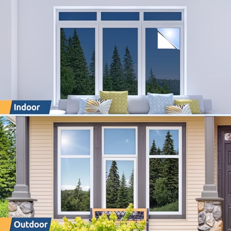 Reflective Mirror Film Sunshad - đánh giá và giá Window Insulation Film