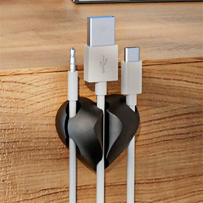 2pcs Heart-Shaped Mini Cable W - đánh giá và giá Cable Staple Clip