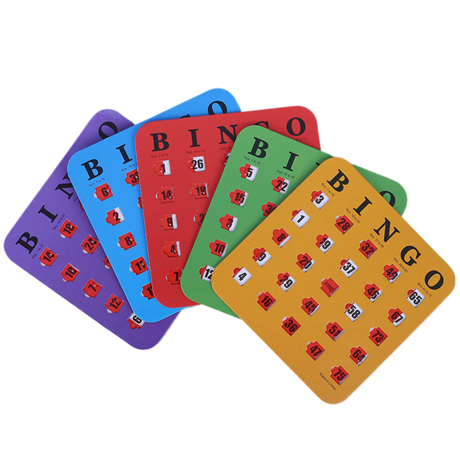 5pcs Sliding Bingo Game Cards  - đánh giá và giá Home Improvement Game