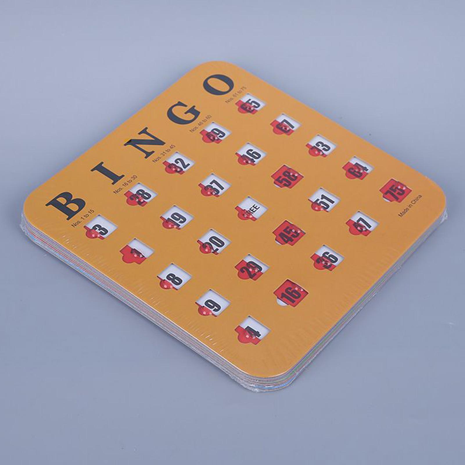 5pcs Sliding Bingo Game Cards  - đánh giá và giá Home Improvement Game