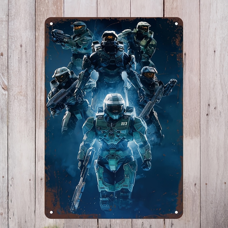 Halo-Inspired Metal Wall Art S - đánh giá và giá Home Improvement Game