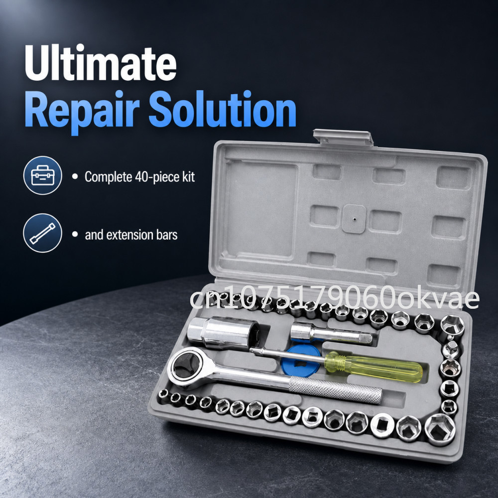 40pcs Socket Wrench Set 1/4 in - đánh giá và giá Home Improvement Tim Allen