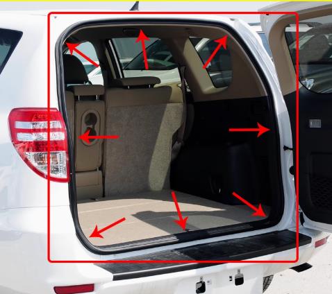 1 Piece Tail Door Rubber Seal  - đánh giá và giá Door Weather Strip