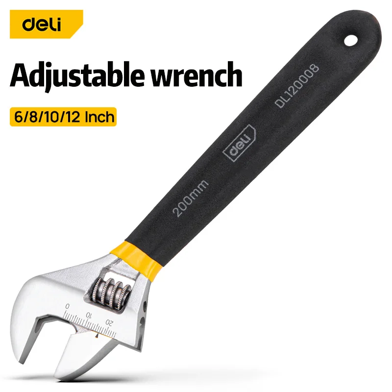 Deli Adjustable Wrench Car Bic - đánh giá và giá Pipe Wrench Adjustable