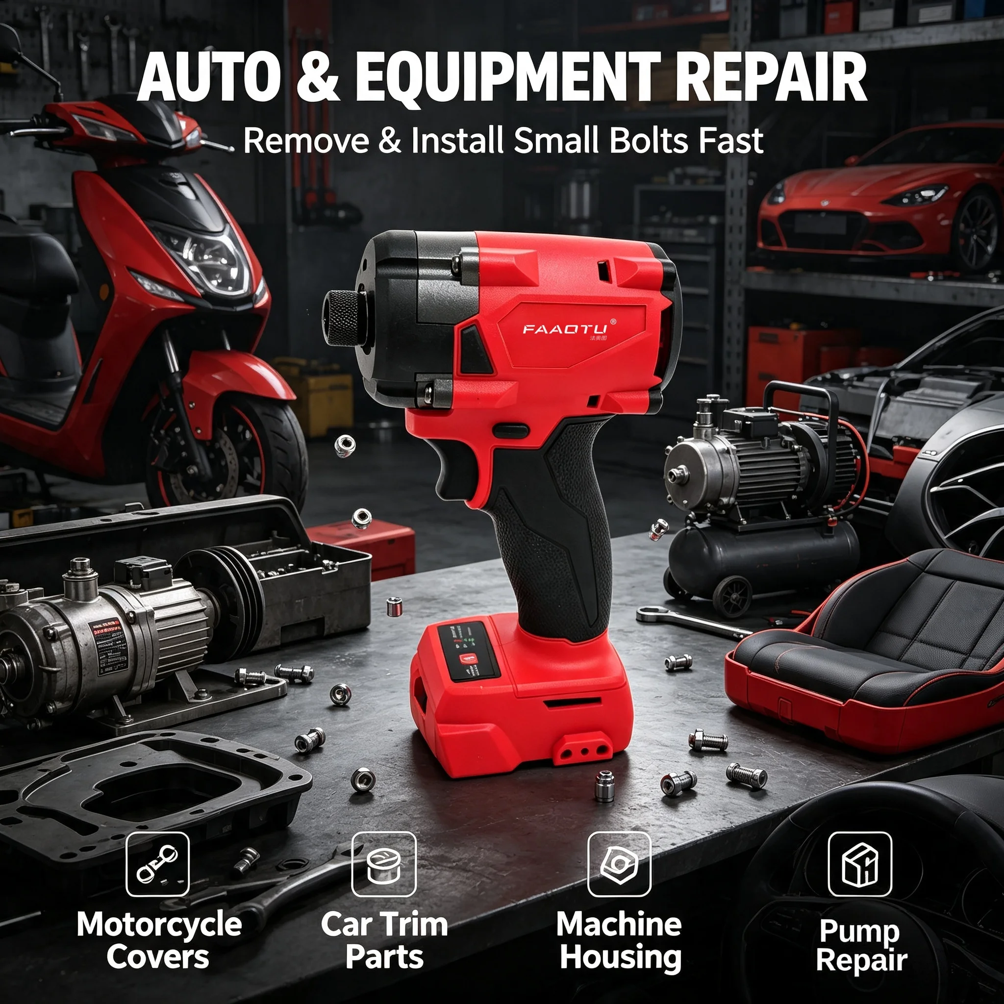 FAAOTU 18V Cordless Electric S - đánh giá và giá Home Improvement In Usa