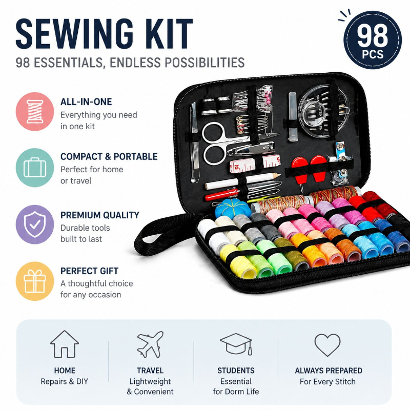 68/98PCS Sewing Accessories To - đánh giá và giá Home Improvement Help