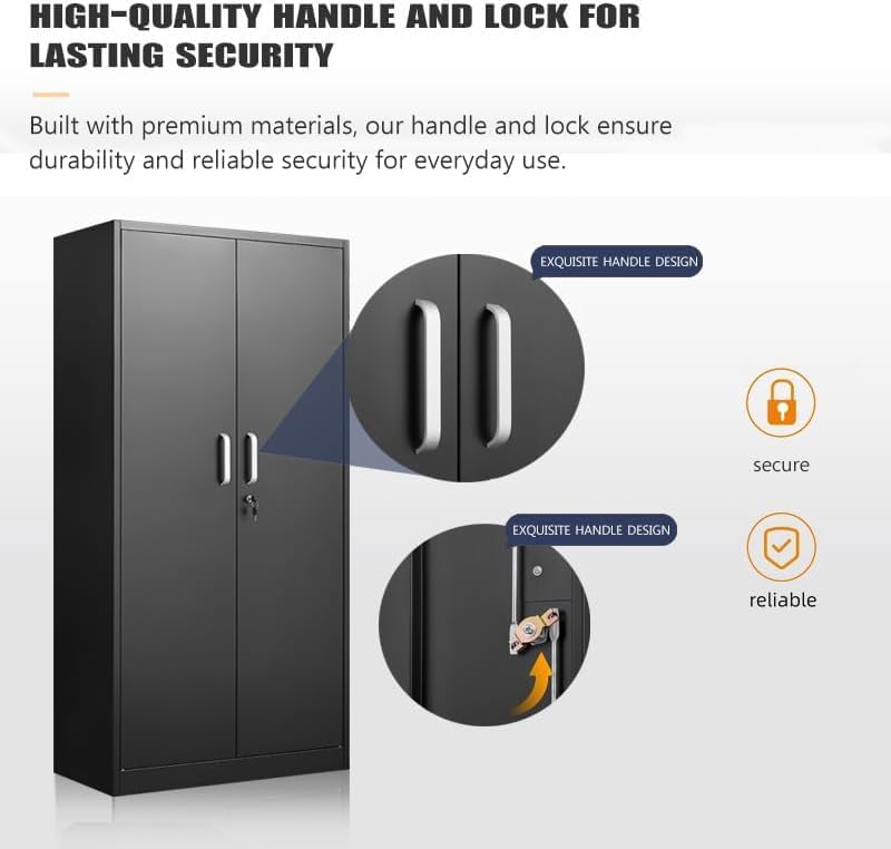 Metal Storage Cabinet With Adj - đánh giá và giá Home Improvement Help