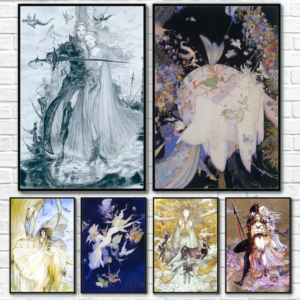 Yoshitaka Amano Final Fantasy  - đánh giá và giá Home Improvement Game