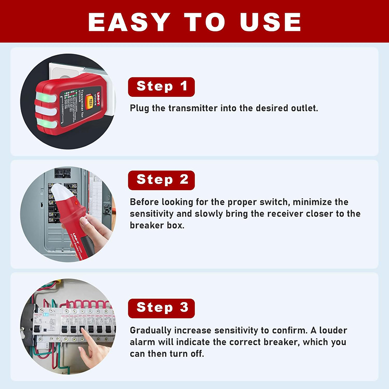 UNI-T AC Circuit Breaker Finde - đánh giá và giá Circuit Breaker Finder