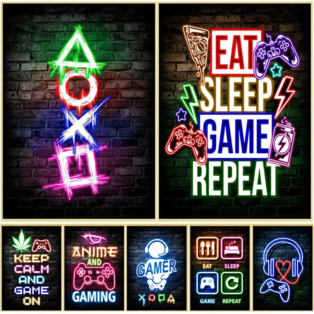 Gaming Neon Eat Sleep Game Rep - đánh giá và giá Home Improvement Game