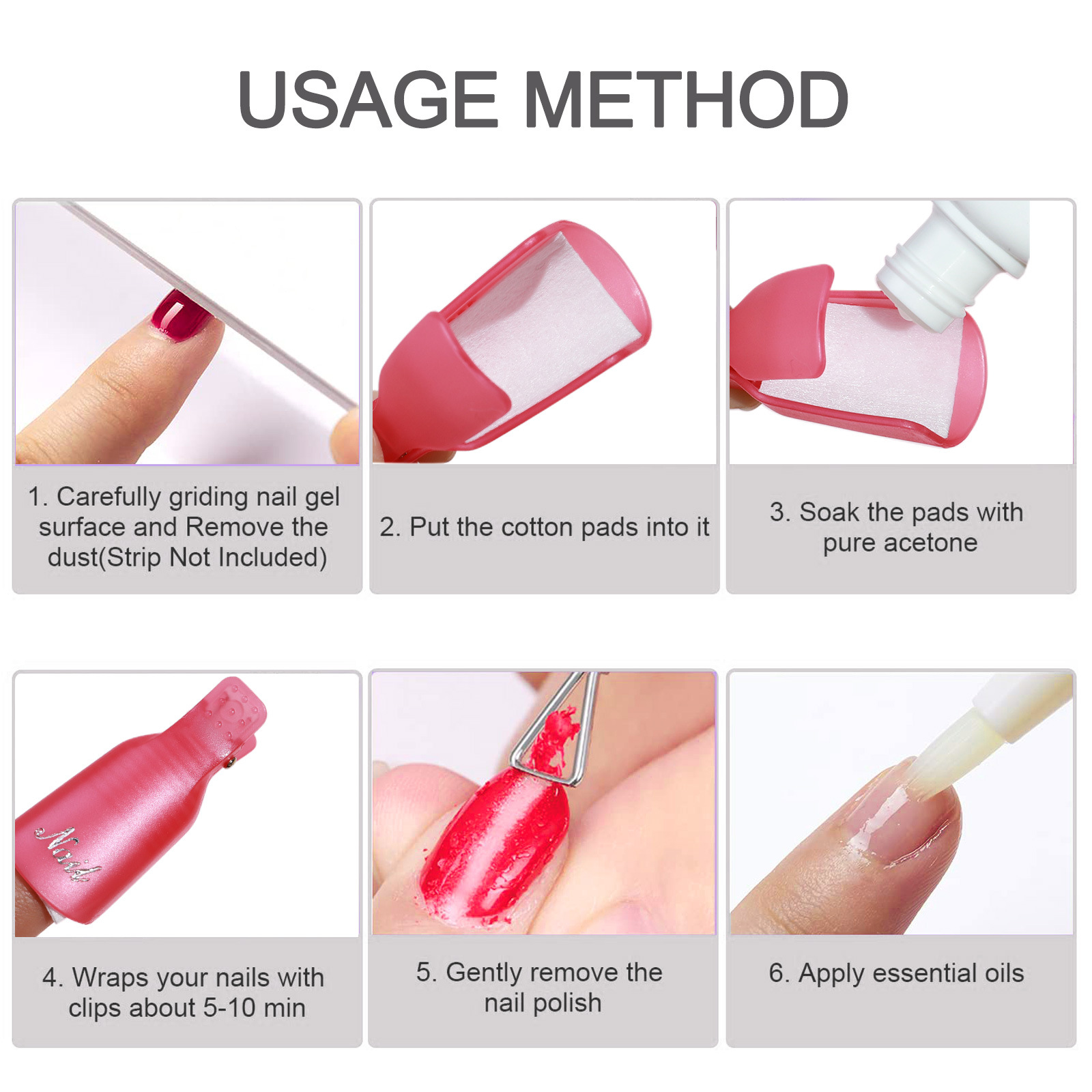 10 Pcs Nail Polish Remover Cli - đánh giá và giá Home Improvement Help